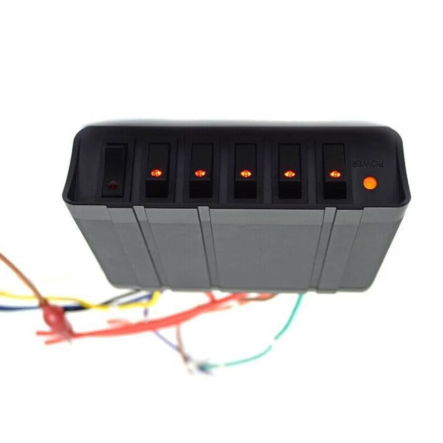Amazon.com: Unifizz True Mods 6-Gang 12V Rocker Switch Box